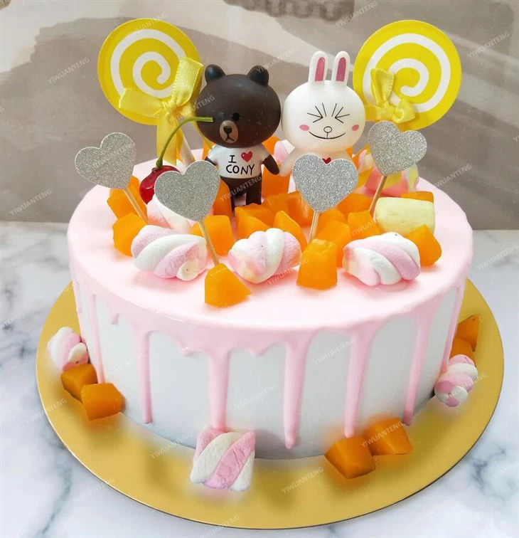 Golden Round Cake Board